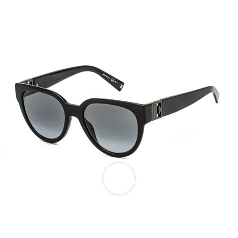 Givenchy Unisex Black Cat Eye Sunglasses GV7155/G/S02849O53